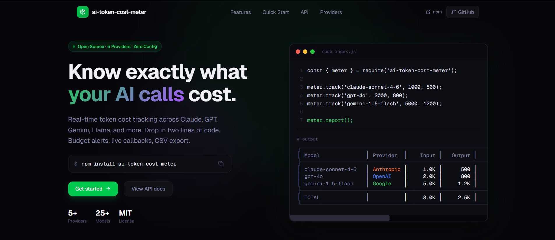 ai-token-cost-meter preview